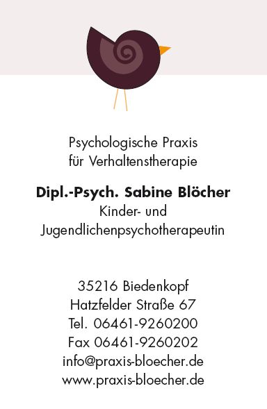 Psychologische Praxis fr Verhaltenstherapie - Sabine Blöcher